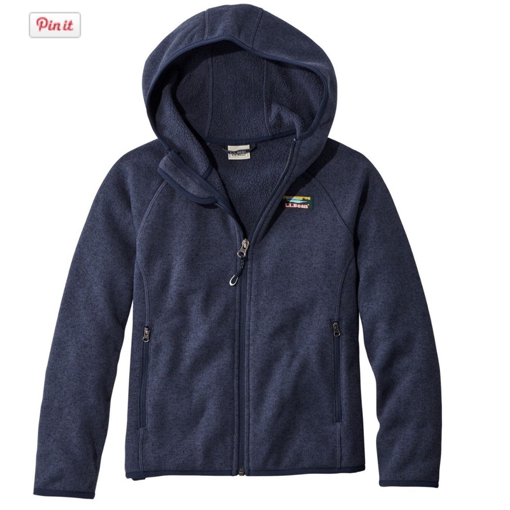 LL Bean Kids Sweater Fleece Jacket Size 4 (Toddler)